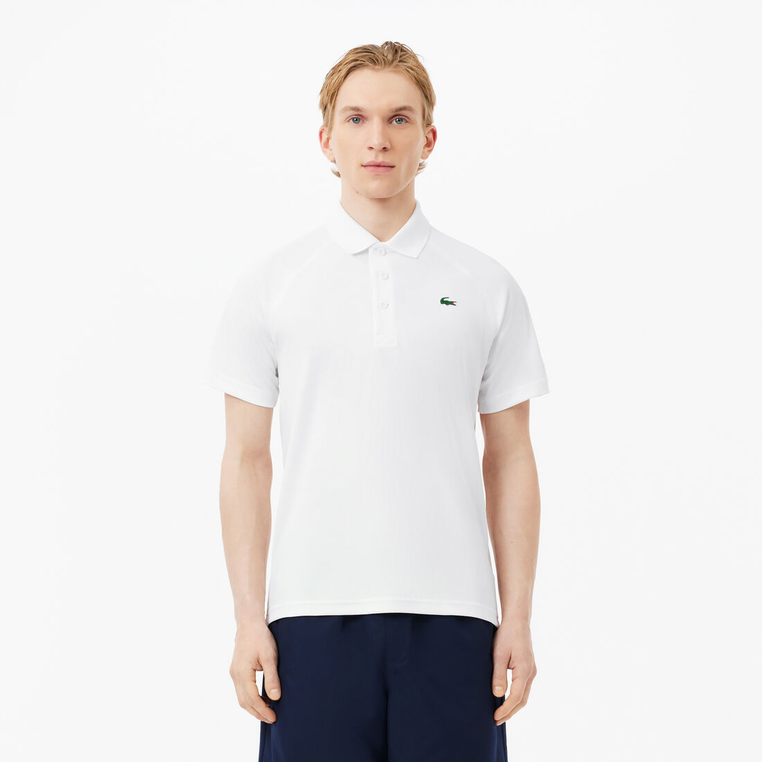 Men's Lacoste SPORT Breathable Run-Resistant Interlock Polo Shirt