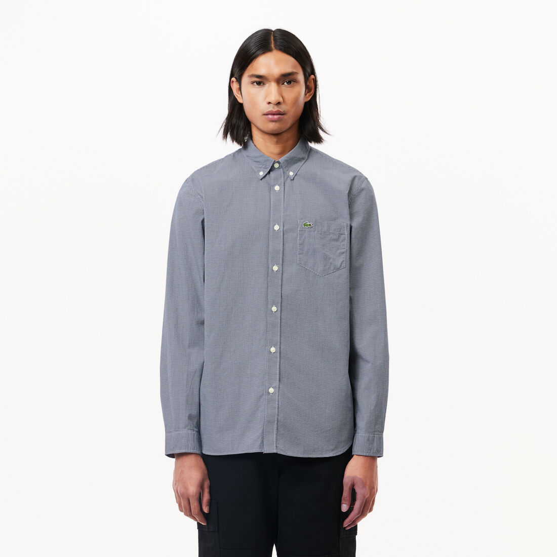 Regular Fit Gingham Poplin Shirt