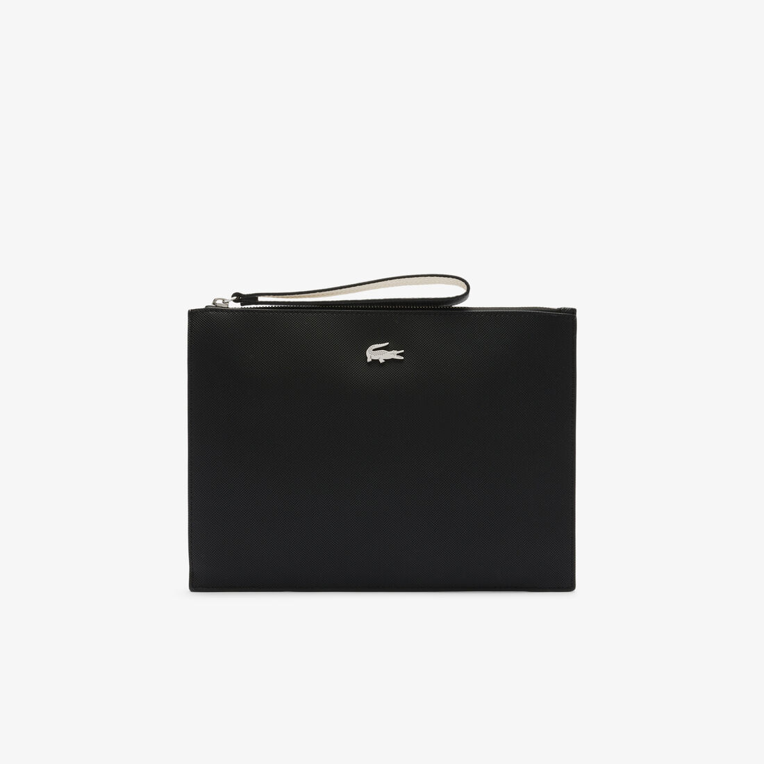 Unisex Anna Pique Canvas Zip Clutch