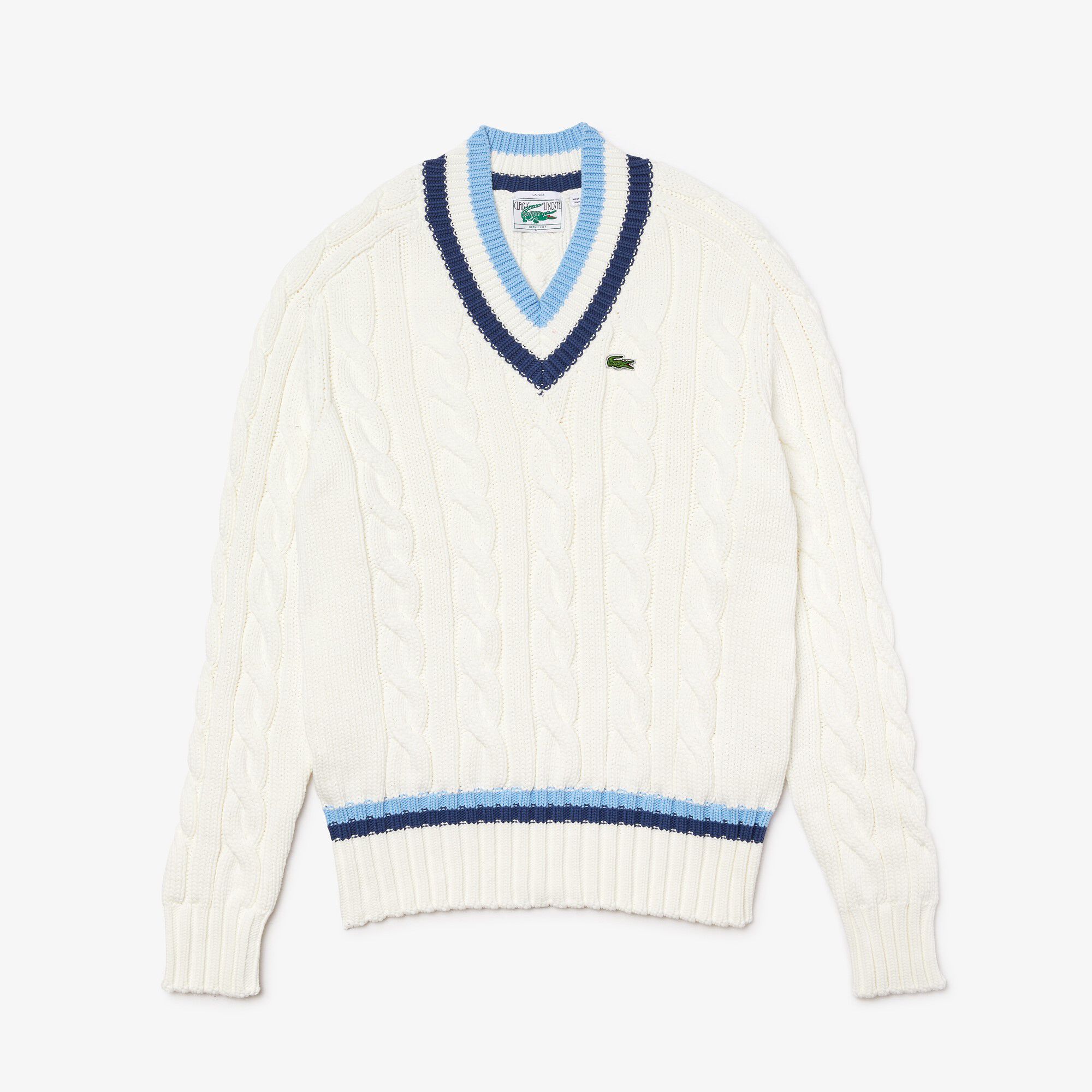 v neck sweater lacoste