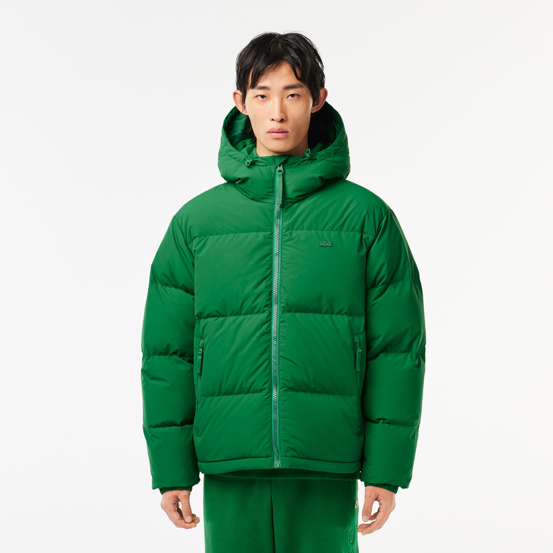 Men's Lacoste Quilted Water-Repellent Short Jacket