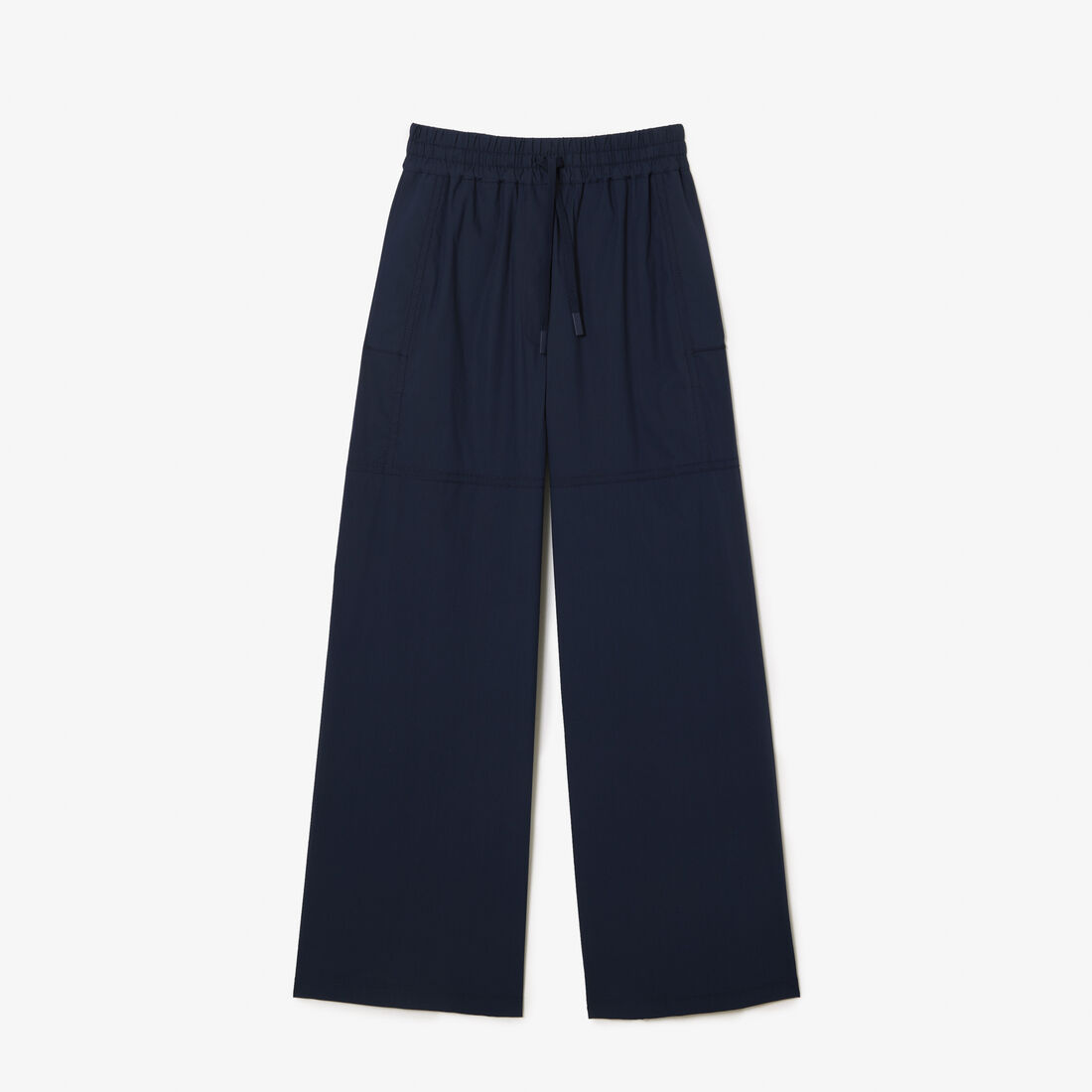 Oversized Cotton Blend Wide Leg Pants