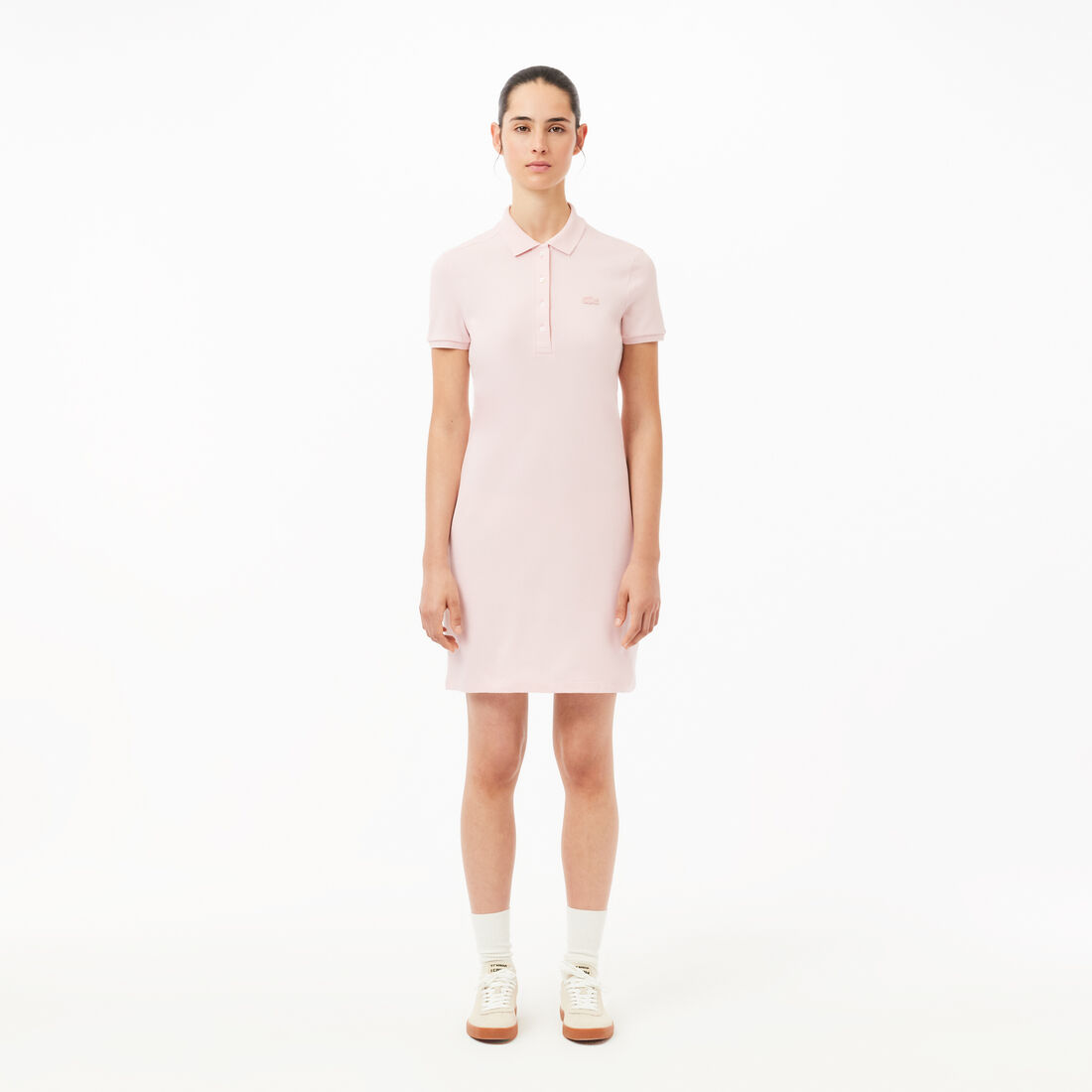 Stretch Pique Polo Dress