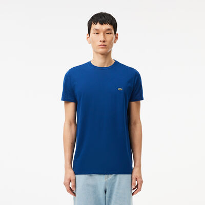 Monochrome Cotton Pima Jersey Crew Neck T-shirt