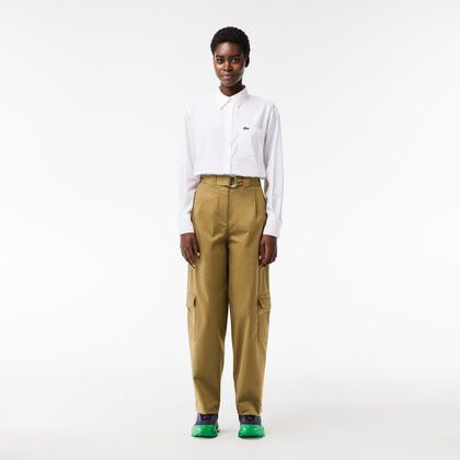 Stretch Cotton Gabardine Cargo Pants