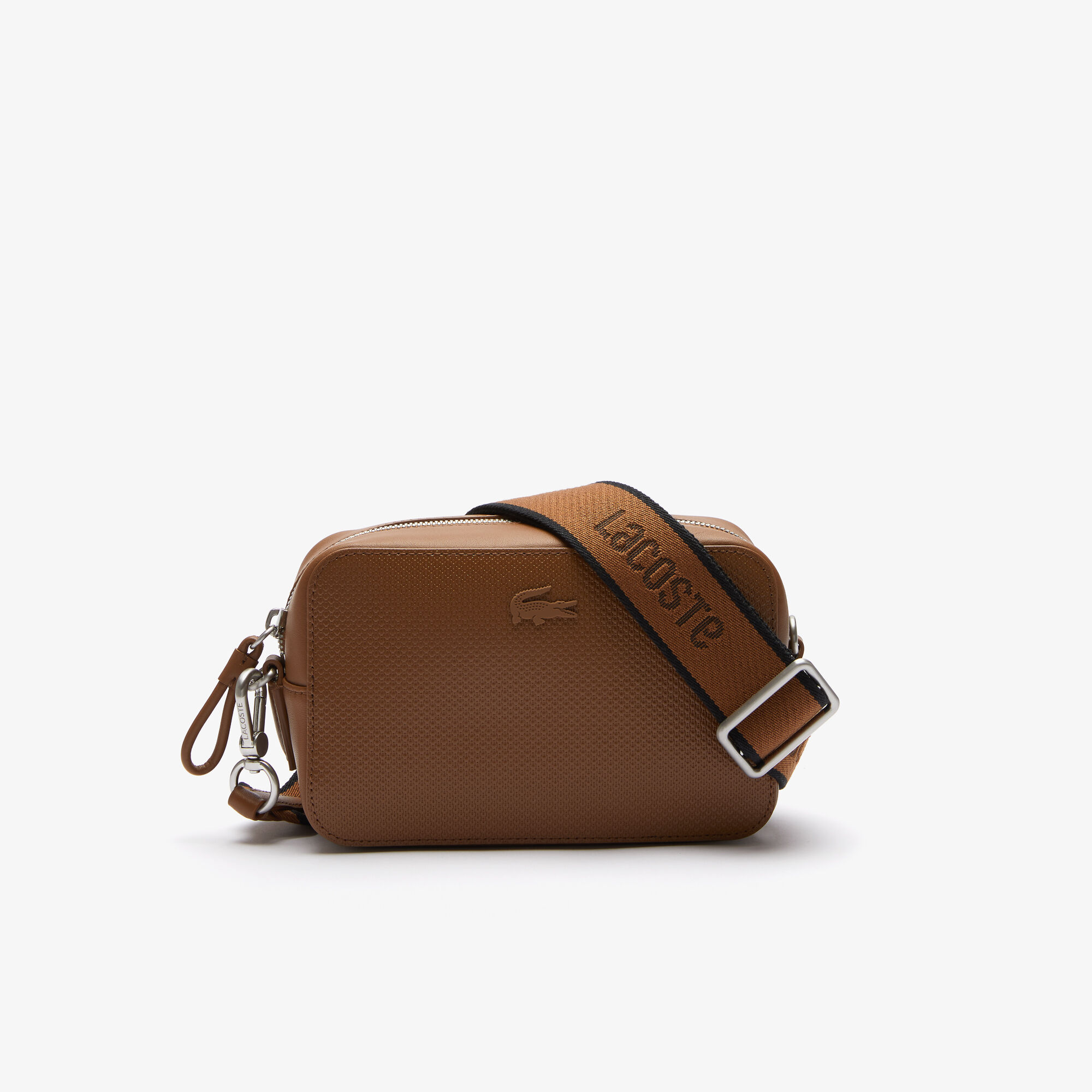 lacoste leather messenger bag