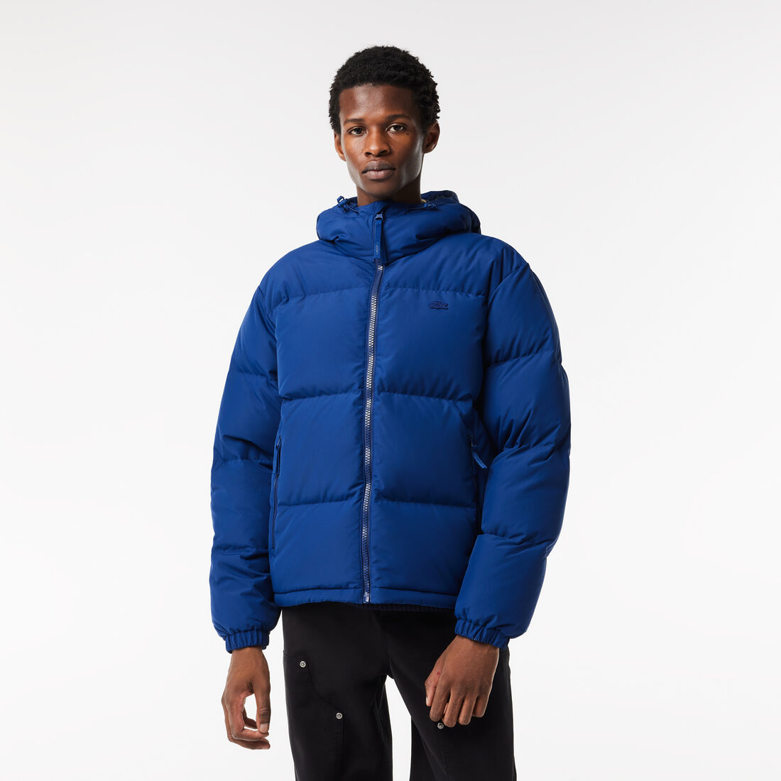 Men's Lacoste Quilted Water-Repellent Short Jacket