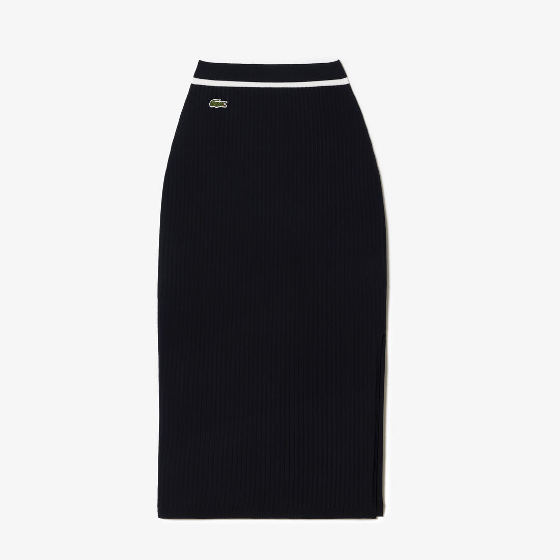 Straight Cut Seamless 3D Flat Ribbed Skirt