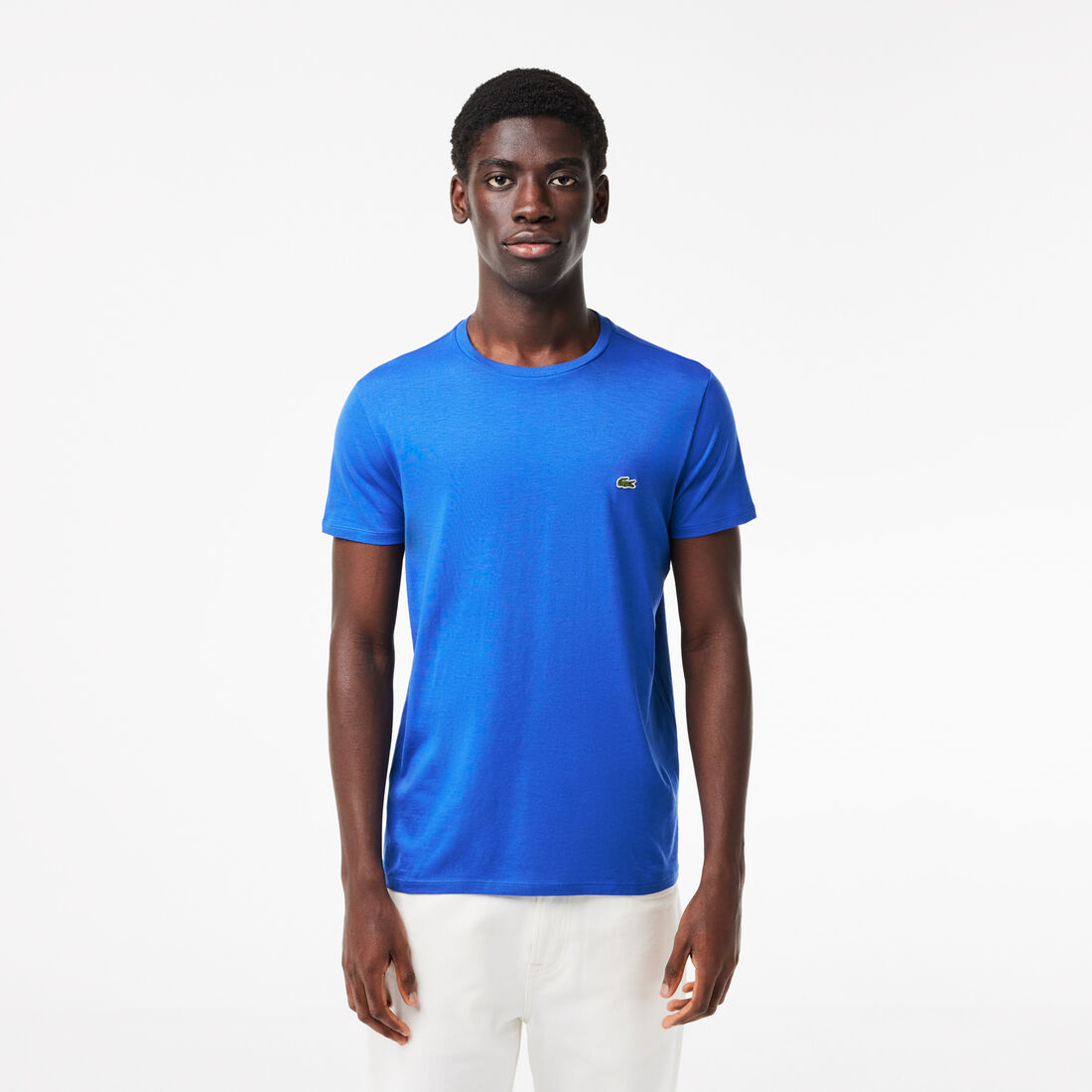 Buy Men's Crew Neck Pima Cotton Jersey T-shirt | Lacoste SA