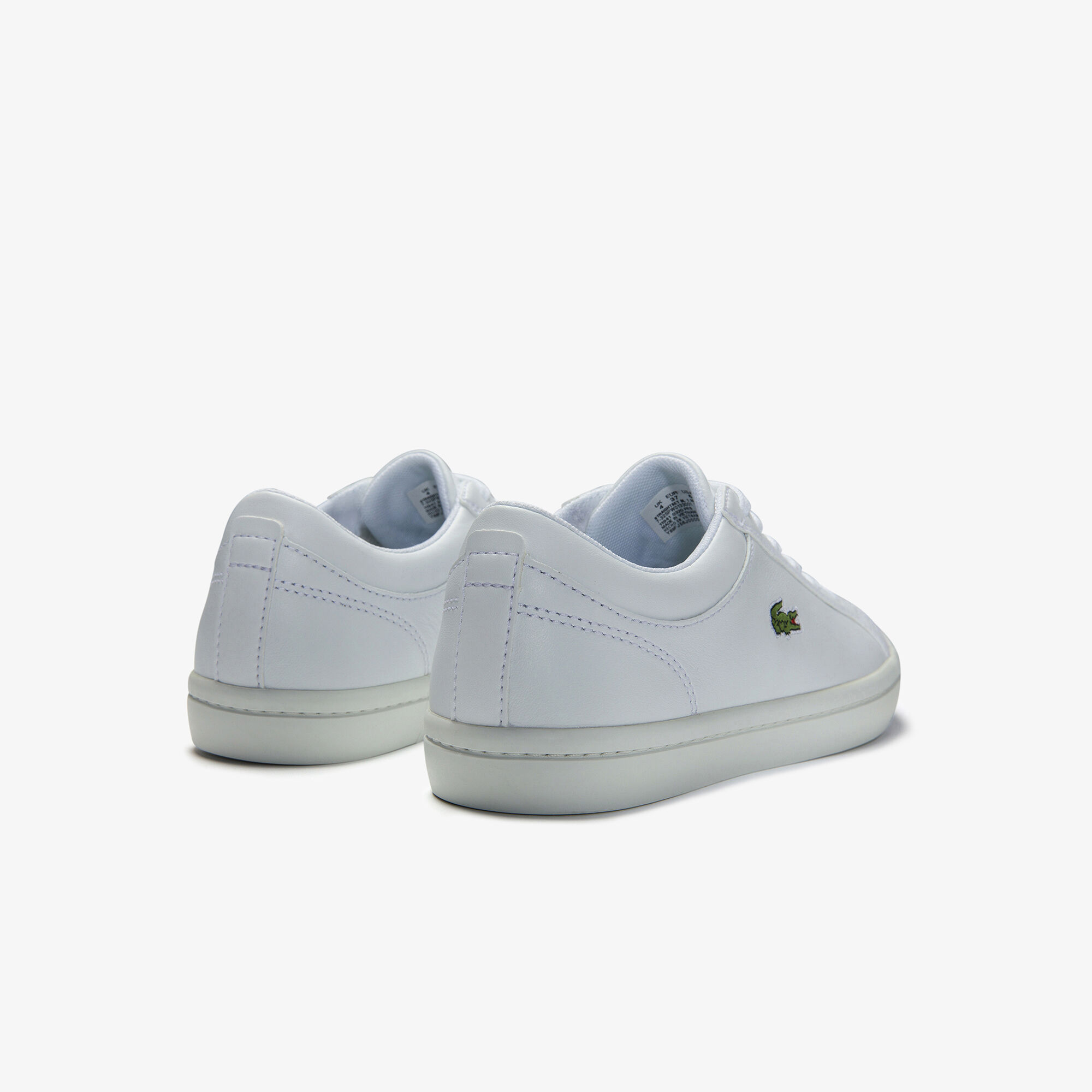 lacoste women's straightset leather trainers