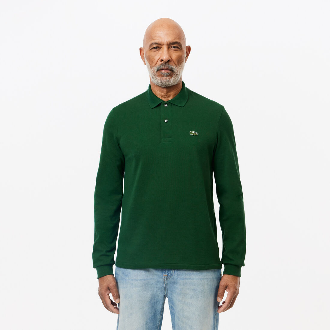 Original L.12.12 Long Sleeve Cotton Polo Shirt