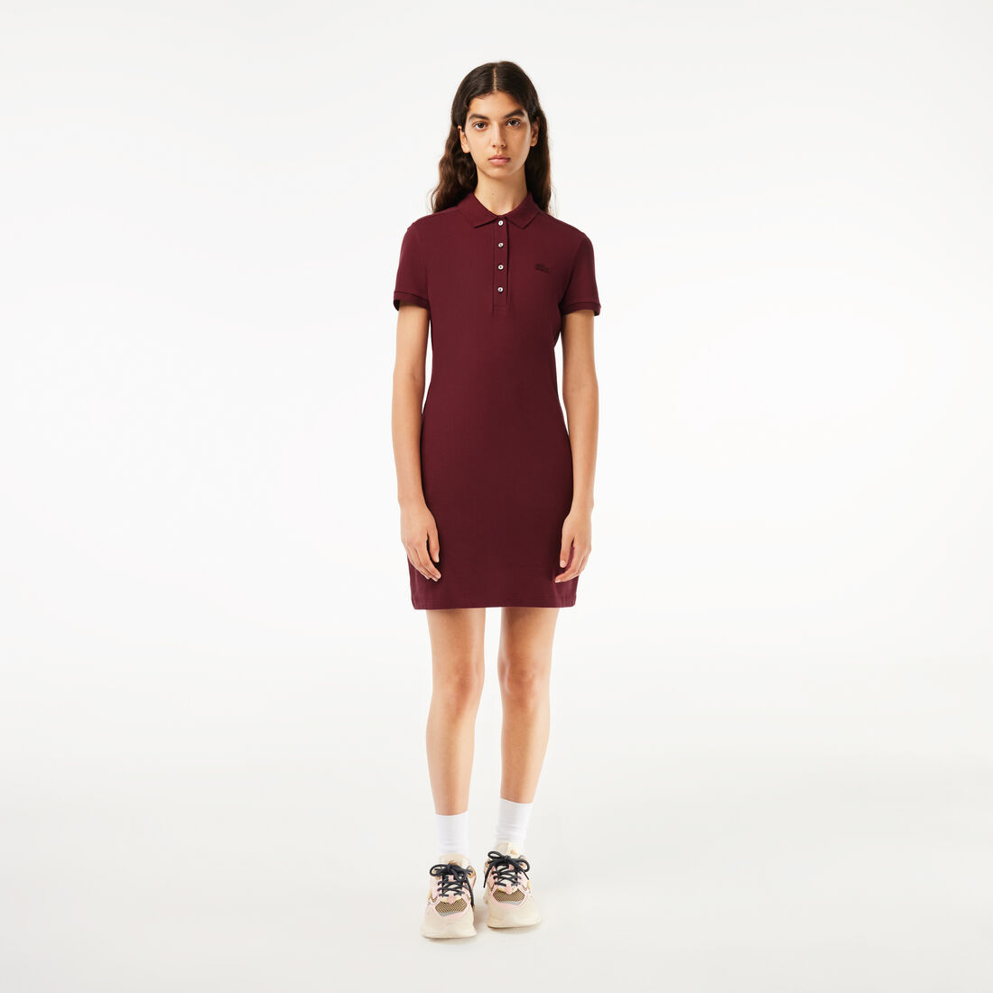 Stretch Pique Polo Dress