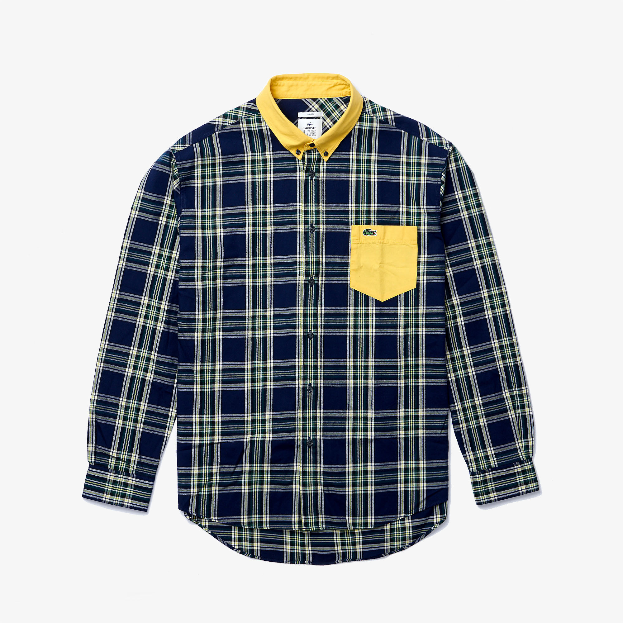 lacoste check shirt