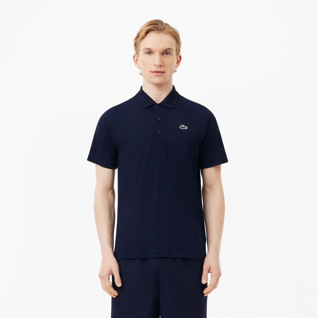 Men's Lacoste SPORT Breathable Run-Resistant Interlock Polo Shirt