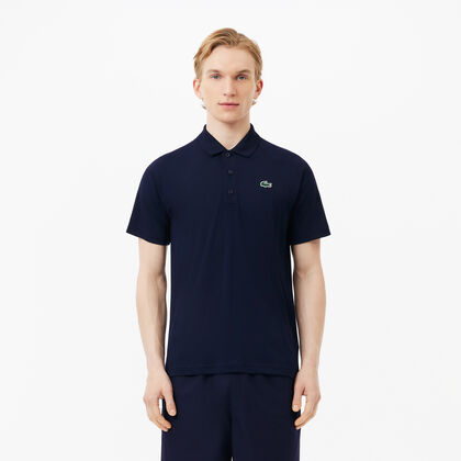 Men's Lacoste Sport Breathable Run-resistant Interlock Polo Shirt