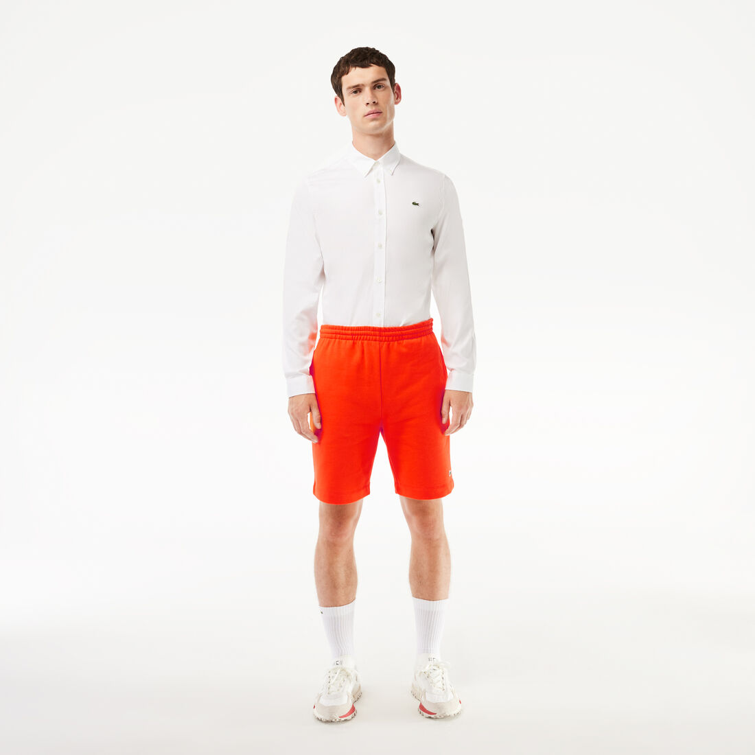 Men's Lacoste Organic Brushed Cotton Fleece Jogger Shorts