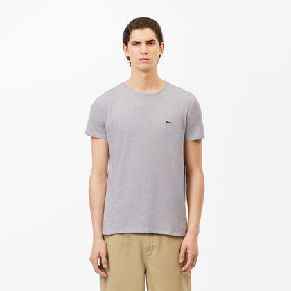 Monochrome Cotton Pima Jersey Crew Neck T-shirt