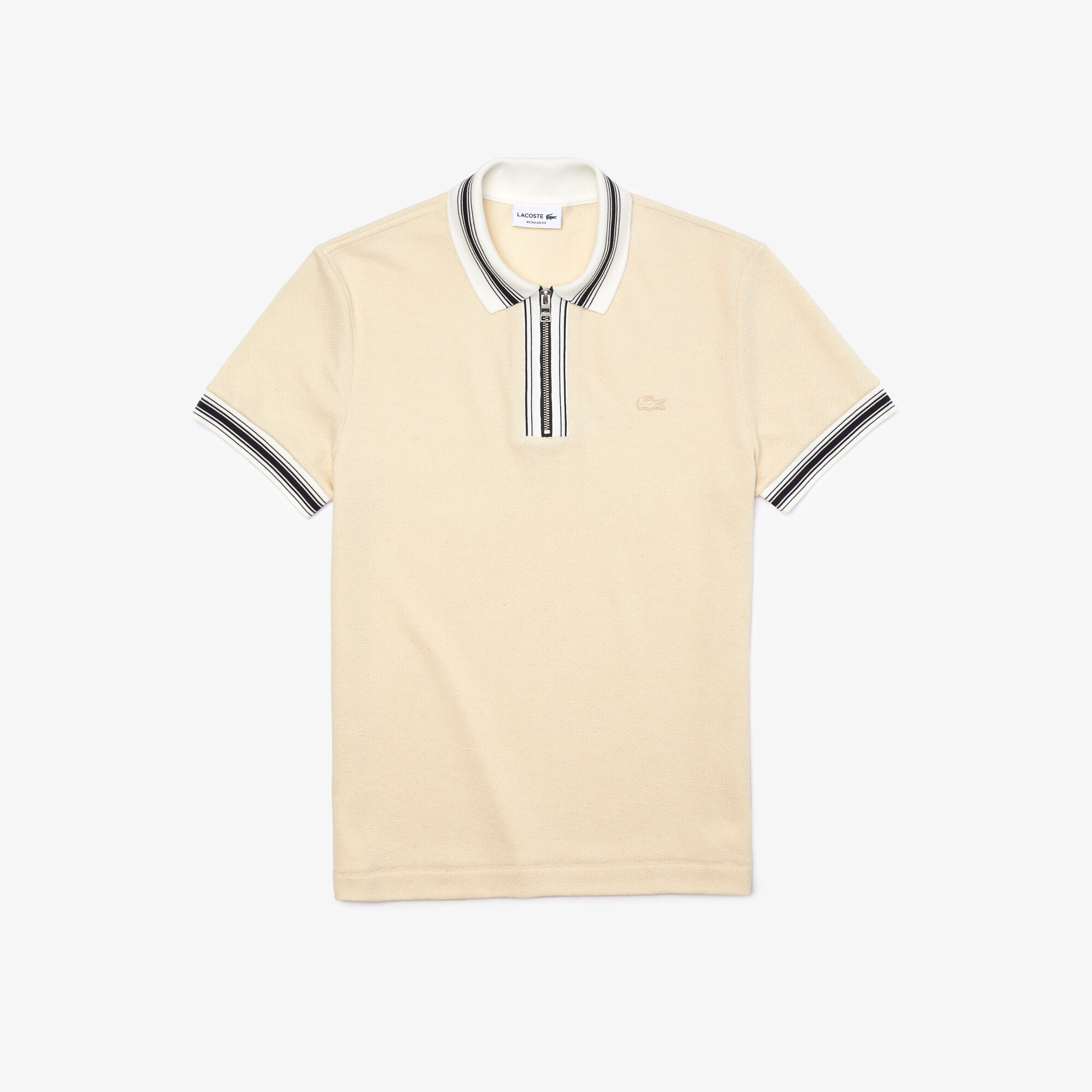 lacoste polo shirt with zipper