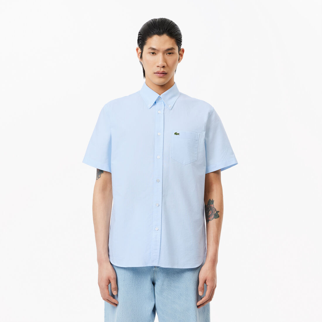 Regular Fit Short Sleeved Oxford Shirt