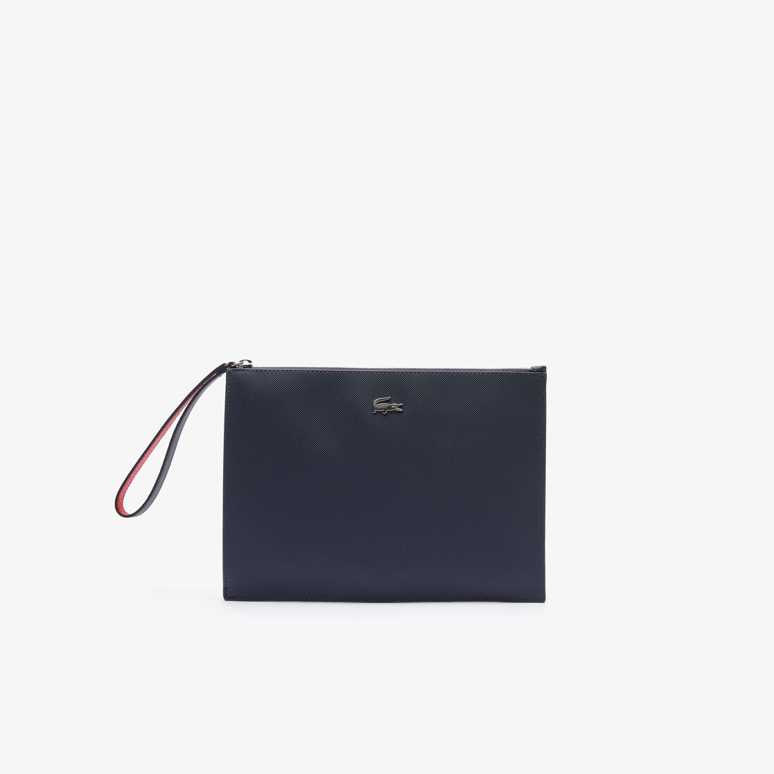 Unisex Anna Pique Canvas Zip Clutch